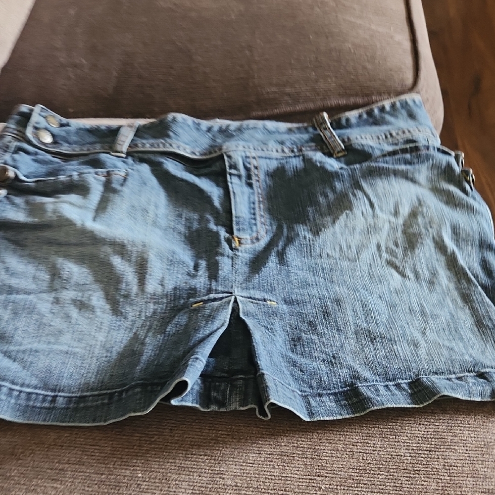 Mixit Classic Blue Jean Mini Skirt